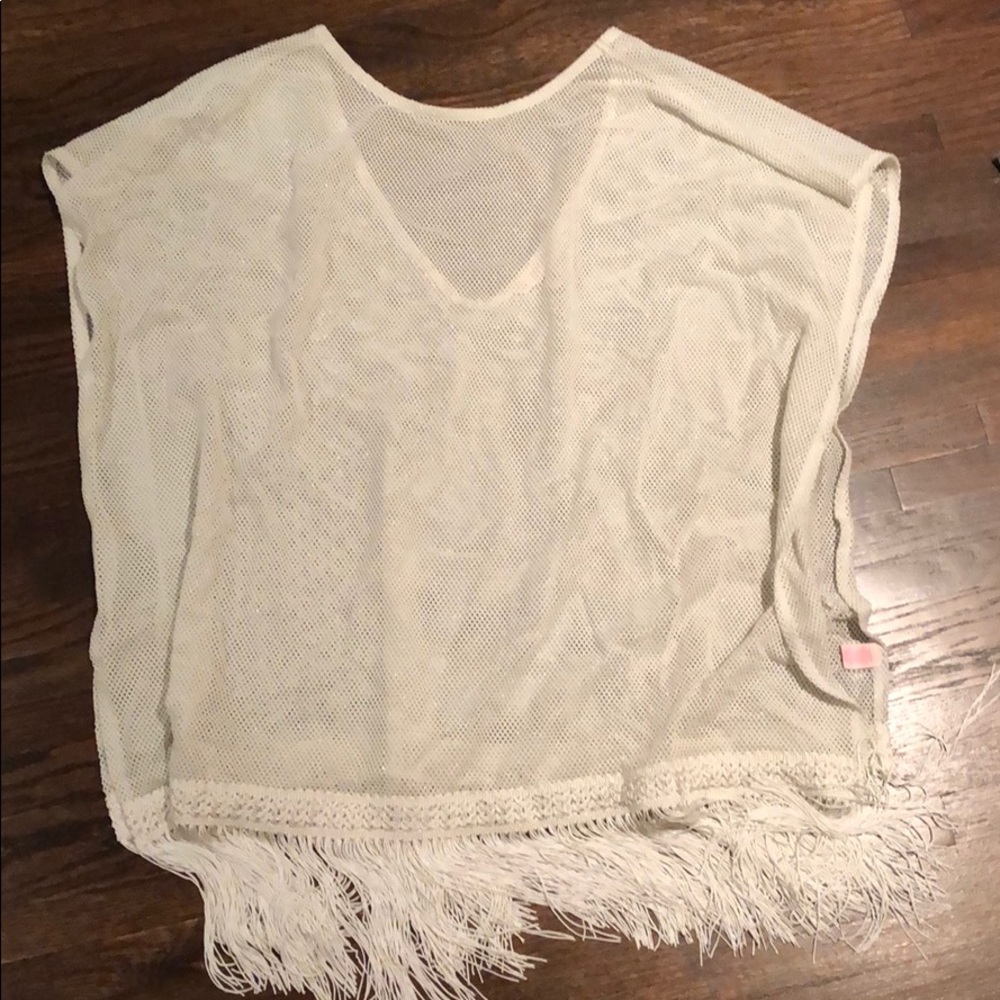 Hot Victoria secret fringe bathing suit cover
